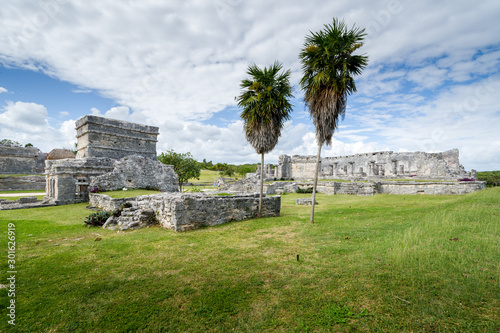 archeological area , Tulum, Quintana Roo, Yucatan peninsula, Mexico photo