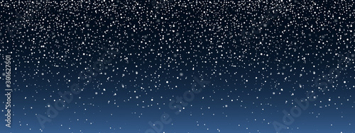 The effect of falling snow. Seamless pattern. Snowfall, vector illustration. EPS 10