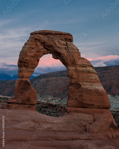 Delicate Arch on a Summer Evening
