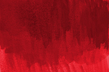Abstract red background in watercolor style