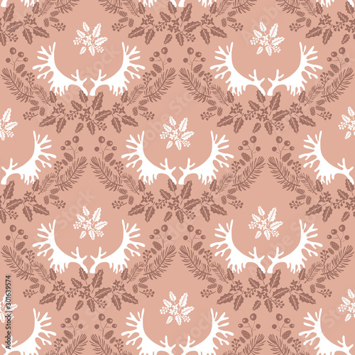 Christmas flower pattern42