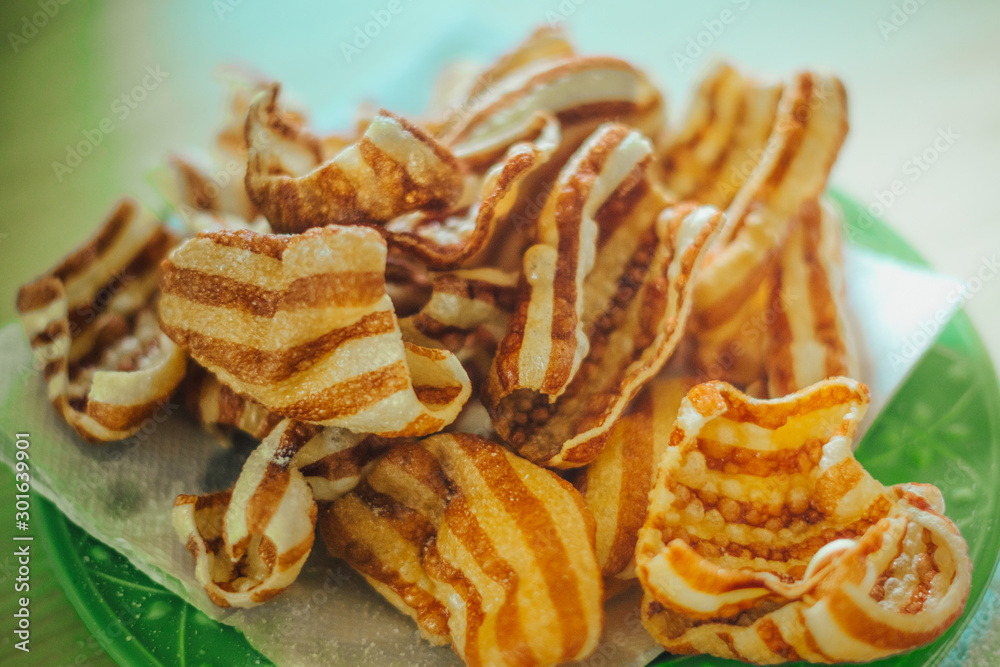 Pellets For Frying Snack Bacon Fried Biscuit Skin Wheat Pellets For Frying Snack Bacon Fried Biscuit Skin Wheat