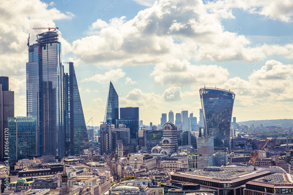 Obraz premium City of London view, business, banking and office area. London, UK