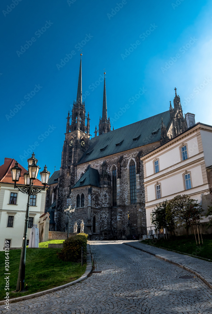Cathedral of Saints Peter and Paul in Brno in the Czech Republic Cathedral of Saints Peter and Paul in Brno in the Czech Republic