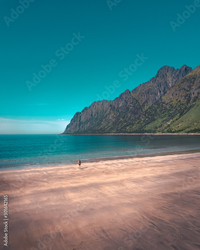 Beach in Norway 