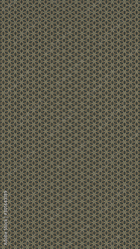 Seamless Pattern (Triangle shapes, White Star Light on Blue Textile Pattern)