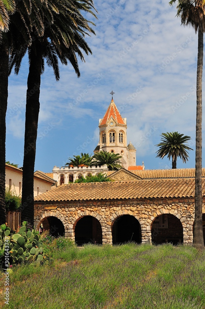 Church and monastery of the Lérins Abbey