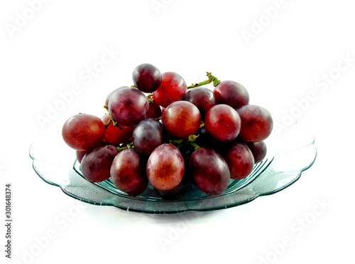 Grapes isolated from a white background