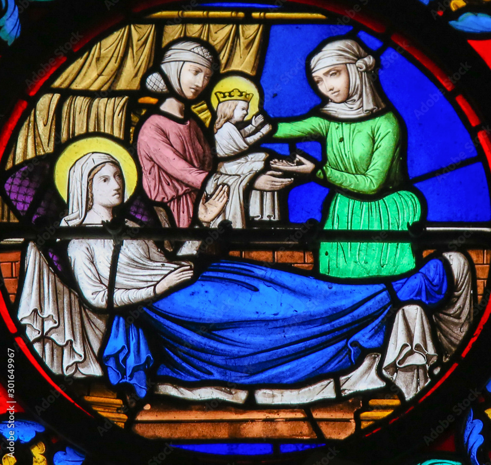 Stained Glass in Le Havre - Nativity of Saint John the Baptist