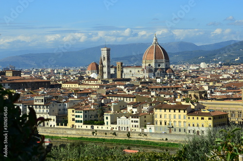 The Duomo in the Florentine skyline 