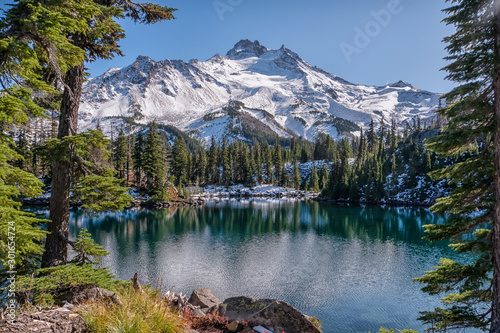 Beautiful Mt Jefferson in Oregon photo
