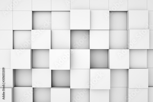 Abstract geometric texture of cubes block boxes backgrounds, 3d rendering, Futuristic abstract background, commercial advertising.