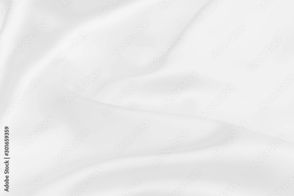 white satin fabric texture soft blur background