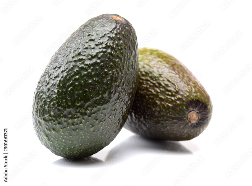 Avocado on a white background Avocado on a white background