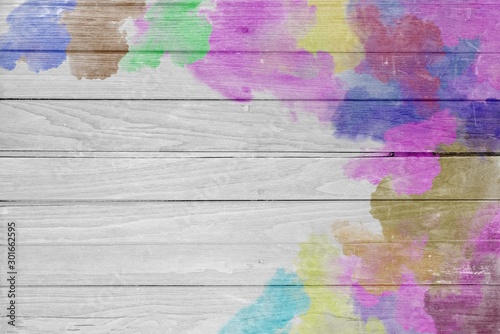 Abstract colorful pastel with gradient multicolor toned textured on gray wood background, ideas graphic design for web or banner
