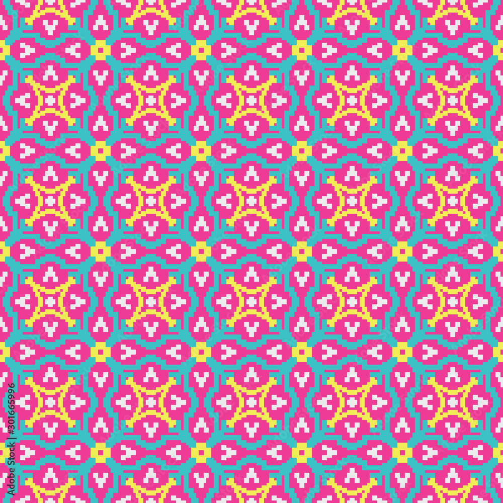 Ethnic Geometric Graphic Pattern Design Decoration Abstract Vector Background