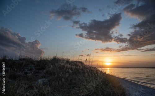 sunset at the beach