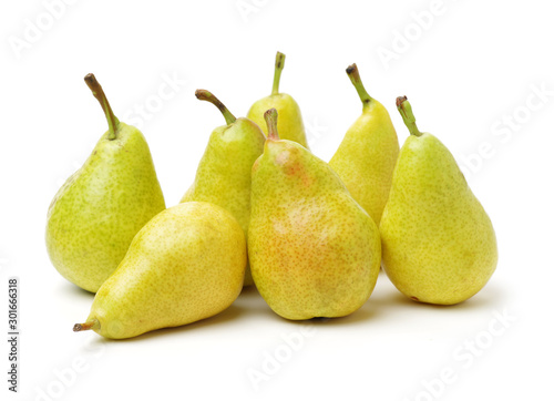 Tasty pear isolated on white background 