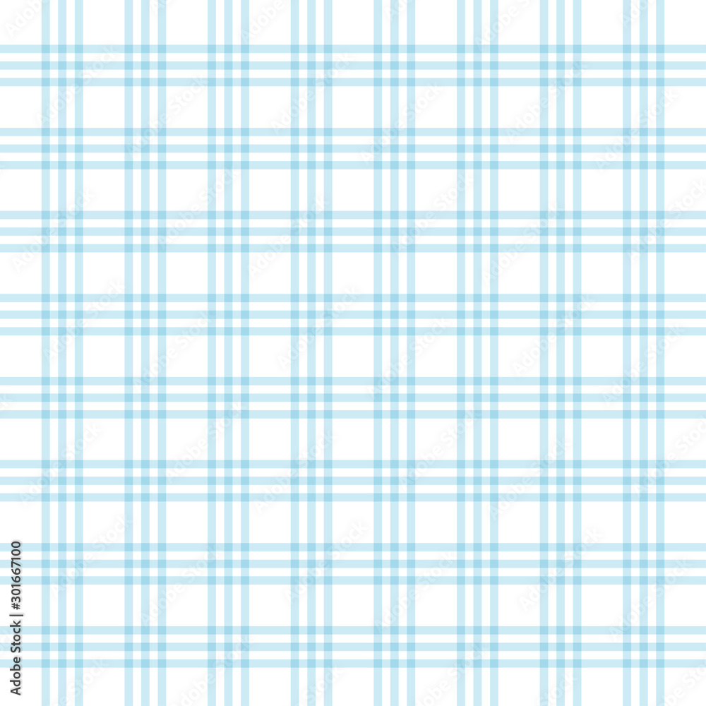 Checkered blue and white check pattern background,vector illustration,Gingham