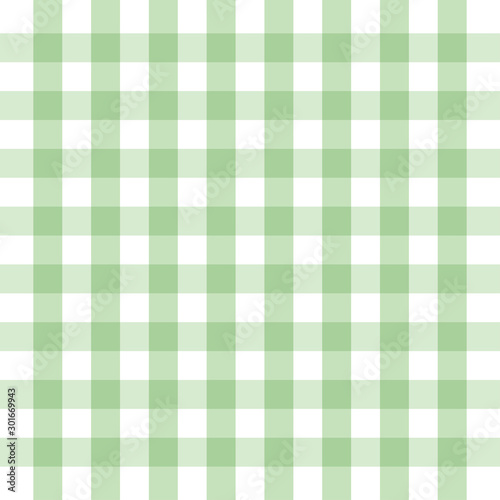 Checkered green and white check pattern background,vector illustration