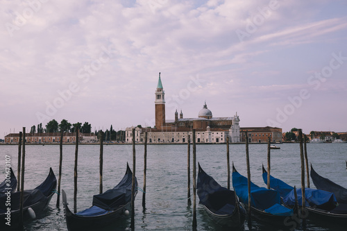 Panoramic view of Laguna Veneta of Venice and San Giorgio Maggiore Island