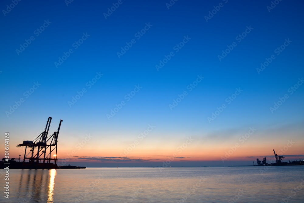 Obraz premium 日の出