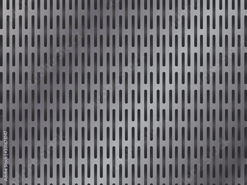 Metal perforated background,Perforated metal texture,Vector illustration