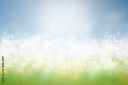 Blurred or bokeh light background and abstract