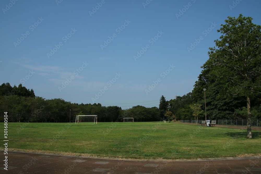 天神山公園のグランド 天神山公園のグランド
