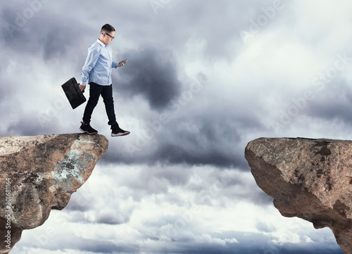Falling into the abyss