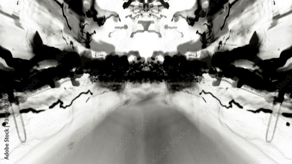 crazy ink blot texture 