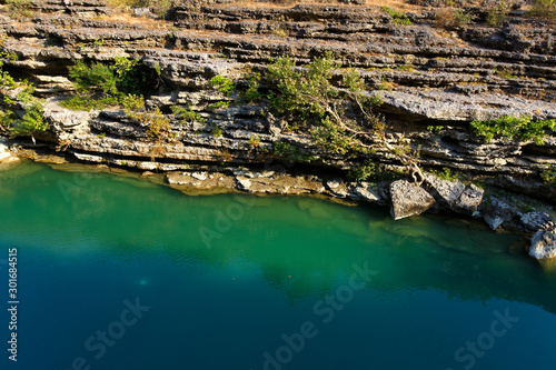 Fototapeta Naklejka Na Ścianę i Meble -  The Vjosa River in Albania