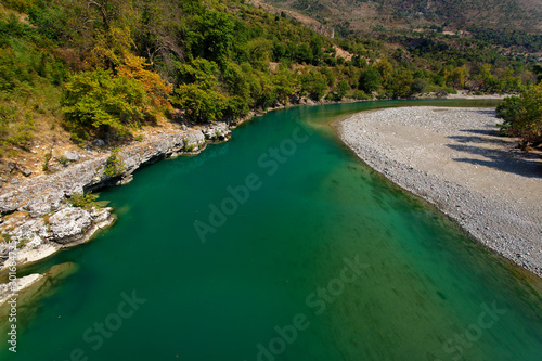 The Vjosa River in Albania