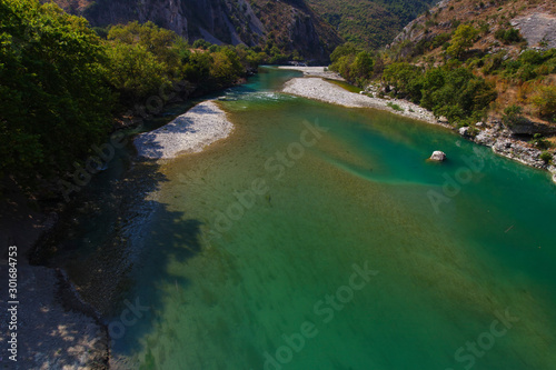 The Vjosa River in Albania