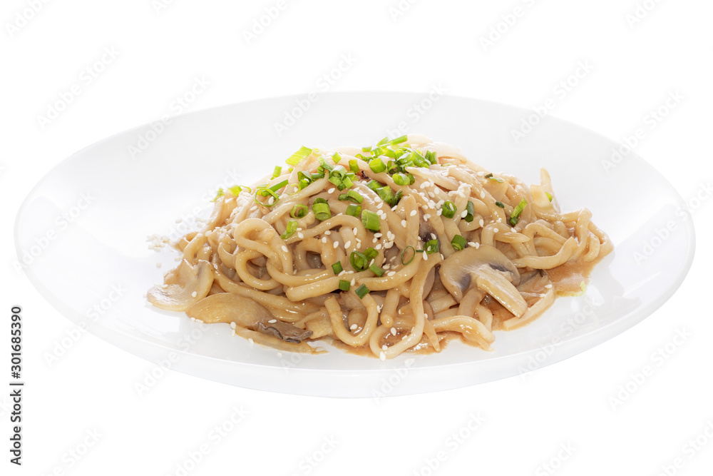 Traditional asian food. Isolated on a white background.