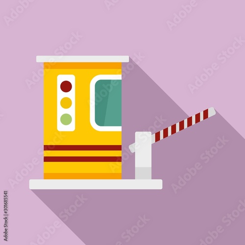 Road post icon. Flat illustration of road post vector icon for web design