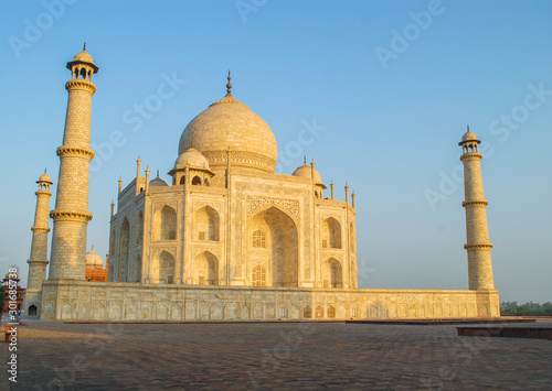 Taj Mahal with Minars