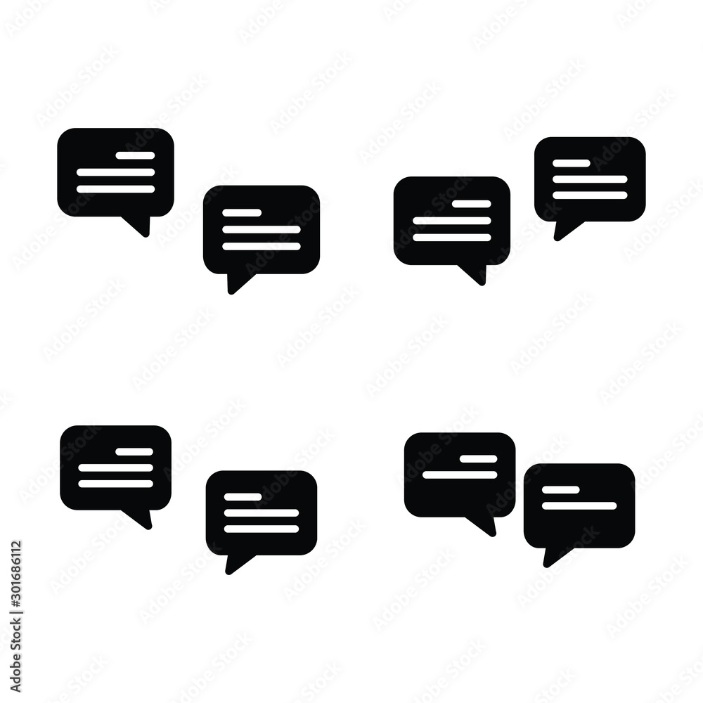 Chating icon design , icon set Chating icon design , icon set