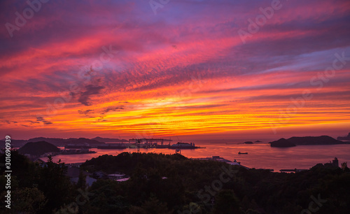 長崎の夕陽