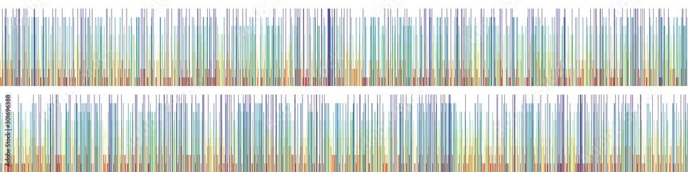 Colorful Number 'pi' Data Visualisation Art Computational Generative illustration