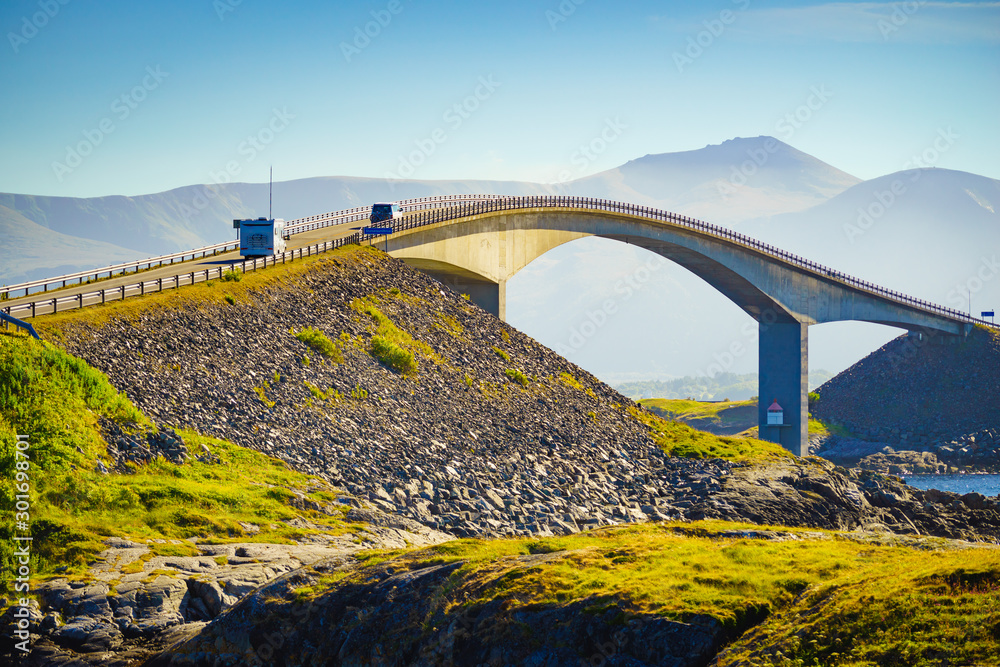 The Atlantic Road in Norway - obrazy, fototapety, plakaty 