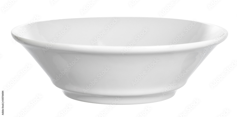 Ceramic white bowl isolated on white background Ceramic white bowl isolated on white background