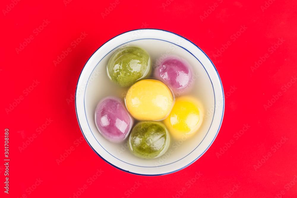 Chinese Lantern Festival food,Colored dumplings Chinese Lantern Festival food,Colored dumplings