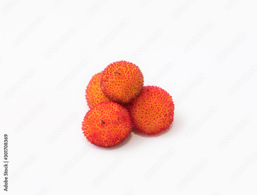 natural strawberry fruit isolated on white background natural strawberry fruit isolated on white background