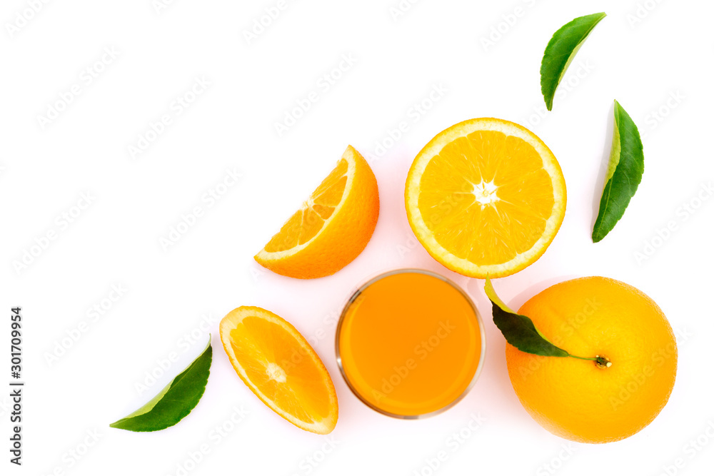 set of citrus fruits isolated on white background set of citrus fruits isolated on white background