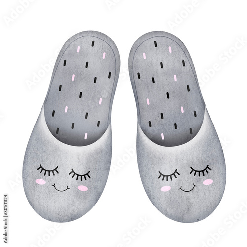 A pair of cute slippers