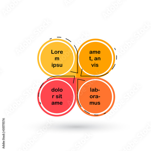 Abstract infographics template. Vector illustration