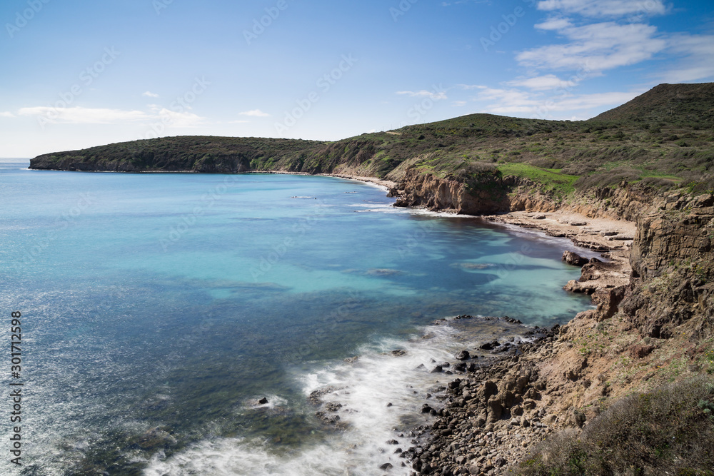 Turri's Beach at Sant'Antioco, Sardinia