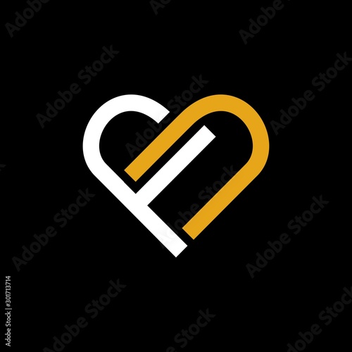 FN initial logo vektor,Geometric square fn logo letter design concept