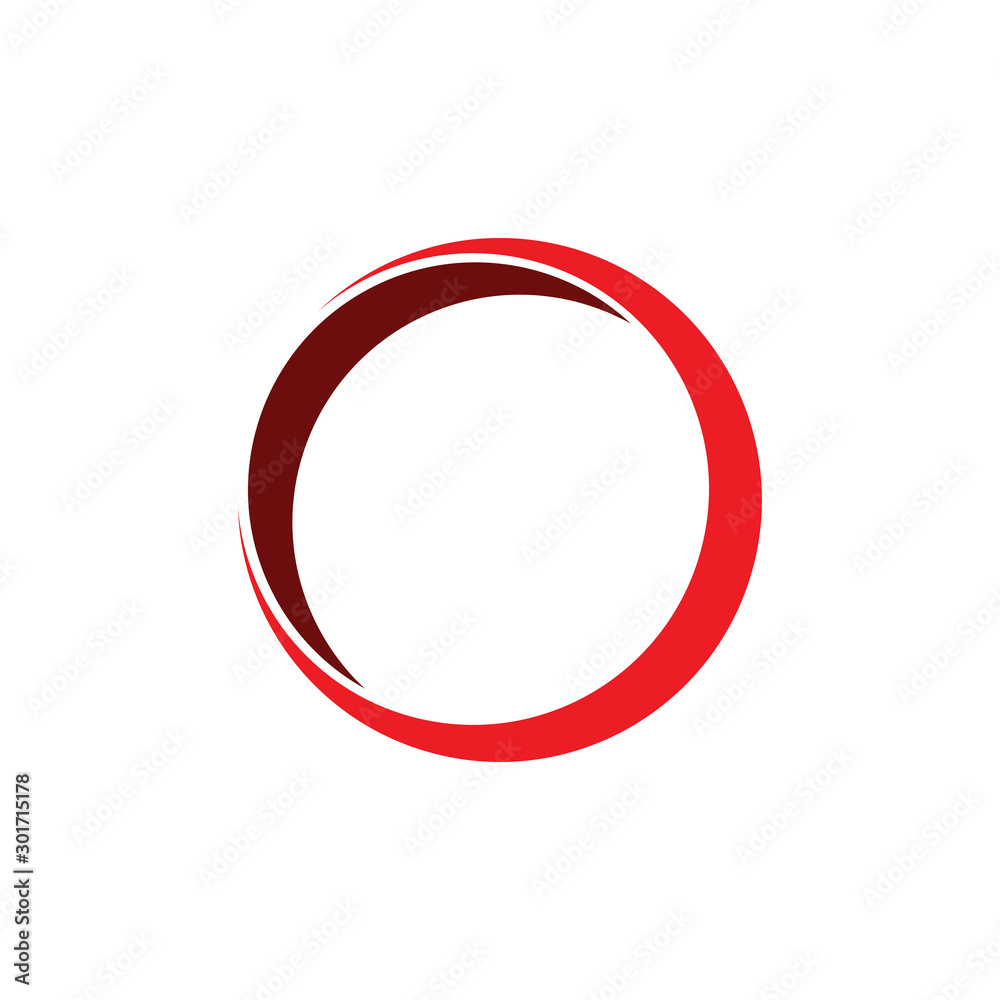 circle logo and symbols TEMPLATE Vector ILLUSTRATION